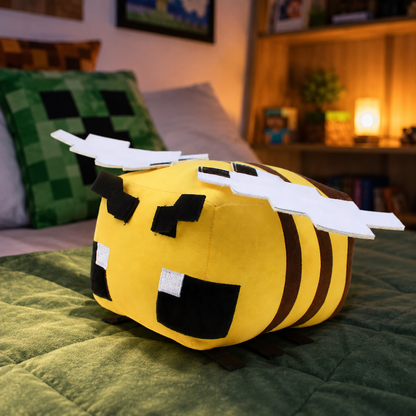 Peluche de Abeja al estilo Minecraft